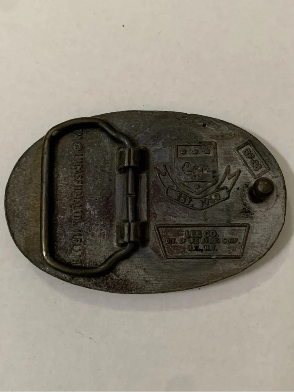 VINTAGE 80s Star Wars Darth Vader Metal Belt Buckle - Retro Streetwear